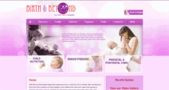 Desktop Screenshot of birthandbeyondindia.com